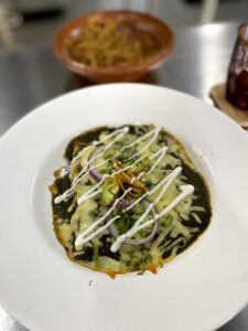 Chicken Enchilada with Green Sauce